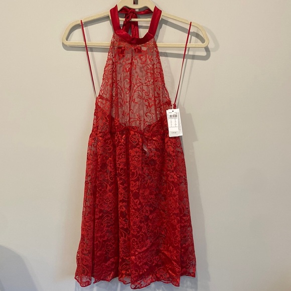 intimissimi Other - NEW Intimissimi Charme Fatale Babydoll in Red Lace SzL